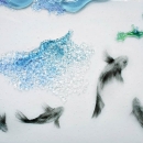 Fused and draped dish