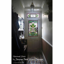 Painted and gilded window panels for Fern Rock cottage, Derbyshire