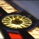 Close-up of Victorian Pressed Roundel