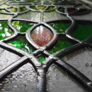 Leaded lights, Hyde, detail