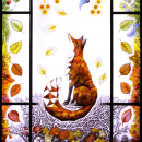 Painted and encapsulated leaded panel, Manchester