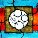 "Holy Trinity": Fused and painted Stained Glass