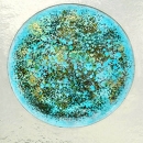 Fused Glass Window Panel