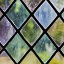 Diamond-Leaded Window Panel